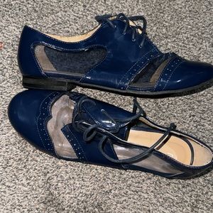 C Label, Navy Blue, mesh and vinyl material